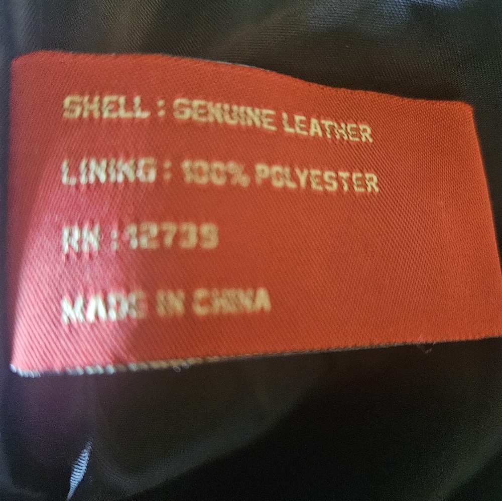 Max & Cleo Classic Black 100% Leather Jacket-Heavy - Picture 4 of 5